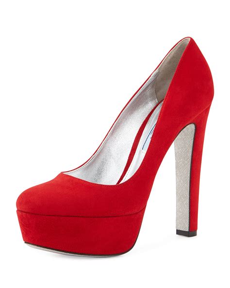 prada red stiletto|prada stiletto heels.